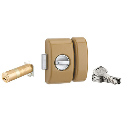 THIRARD - Verrou universel Transit 2 ajustable, bronze, 5 clés - THIRARD