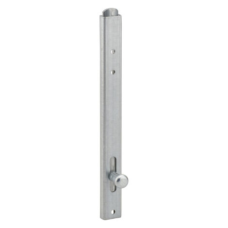 Thirard – Verrou vertical à visser 200mm – Pêne plat coulissant en acier zingué – Résistant à la corrosion – Pour portails extérieurs