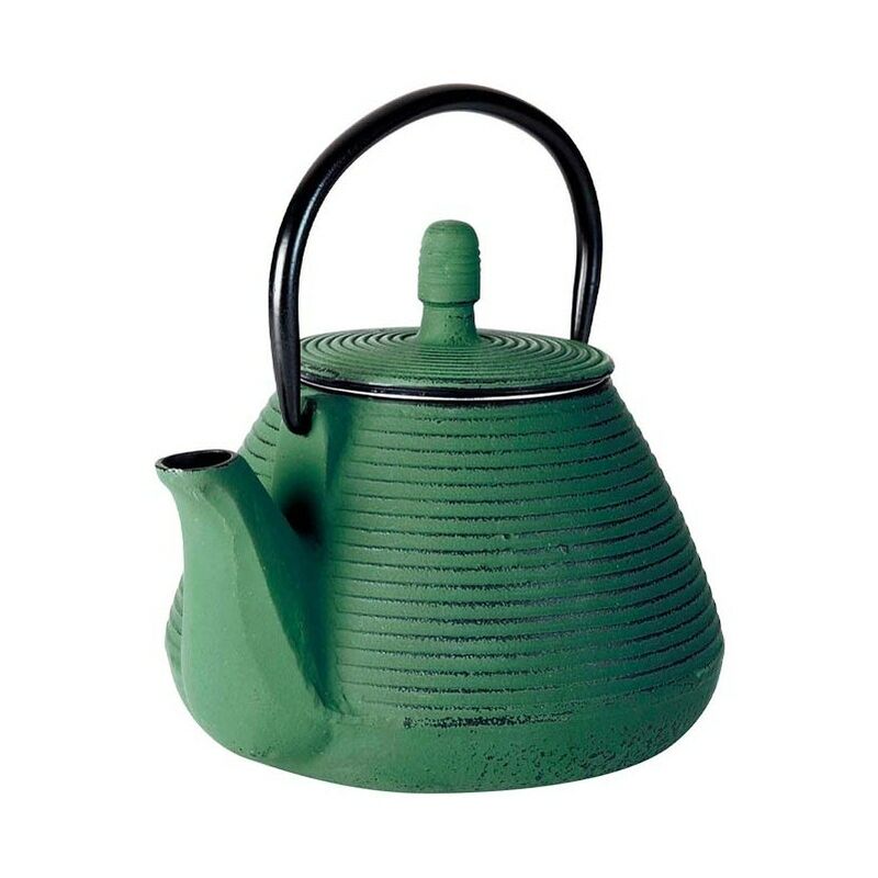 Théière en fonte Lacor Verte - Capacité 0,8 litres