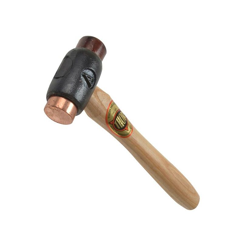 208 Copper / Hide Hammer Size a (25mm) 355g