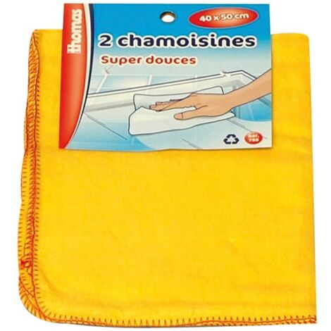 THOMAS - 2 chamoisines 40 x 50 cm super douces