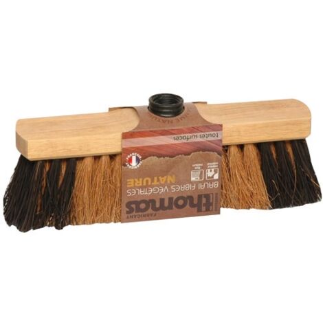 THOMAS - Balai nature coco moustache 29cm fibres vegetales