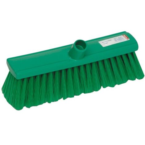 THOMAS - Balais fibre dure 31cm pvc vert ondulé