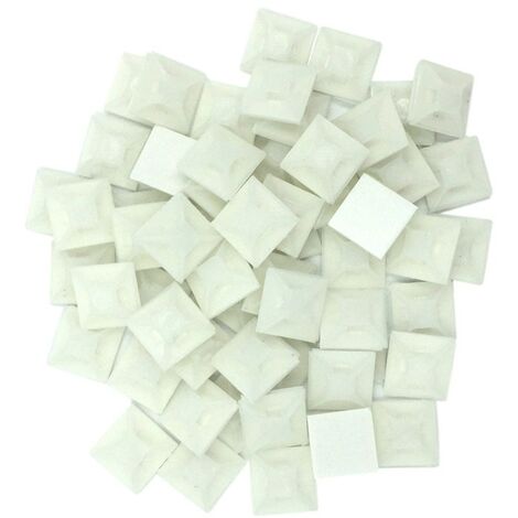 Thomas & Betts MPNY-1000-9-C - 100 x Embases de montage adhésive 28x28mm