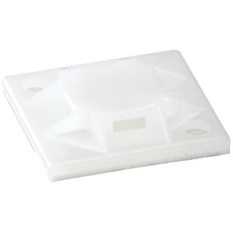 Thomas & Betts MPNY-1000-9-C - 100 x Embases de montage adhésive 28x28mm