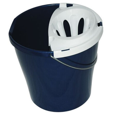 Thomas Seau en plastique bleu 12L pour ménage
