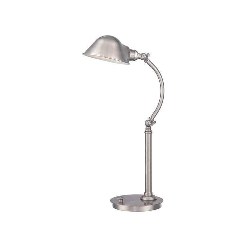 Elstead - led 7 Light Desk Lamp Brushed Nickel