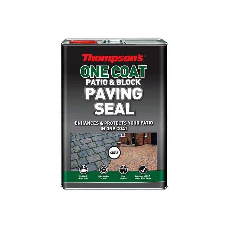 35273 Thompsons One Coat Patio & Block Paving Seal 5 litre RSLTOCPS5L - Ronseal