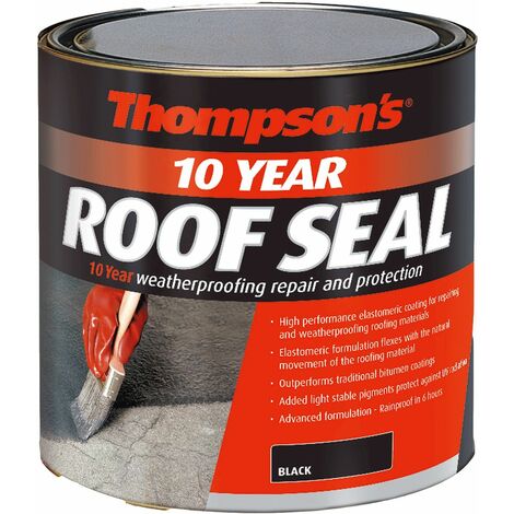 Ronseal 30144 Thompson's Roof Seal Black 2.5 litre