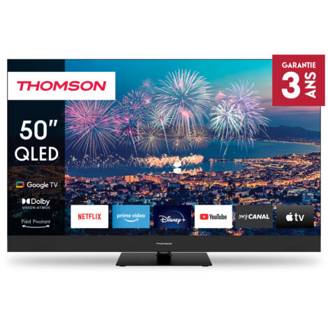Thomson 50QG6C14 Smart Tv Schermo da 50 Pollici 4K Ultra HD Wi-Fi Nero