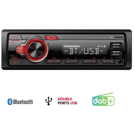 Thomson – Autoradio bluetooth DAB+ RDT510 – Connexion sans fil – Écoute radio numérique – Compatible engins agricoles