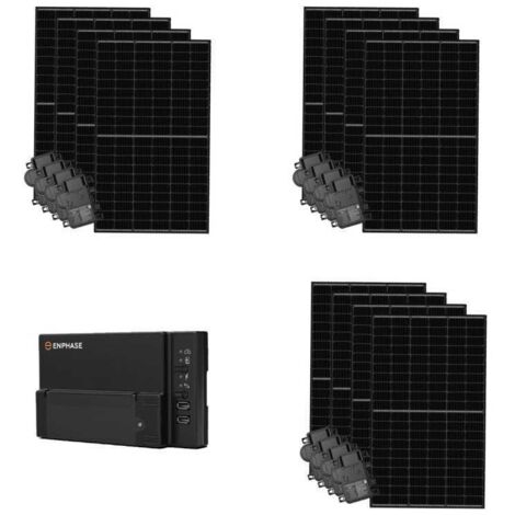 Thomson – Kit solaire autonome 12 modules 4,5kW – Autoconsommation avec micro-onduleurs Enphase – Installation et démarches incluses