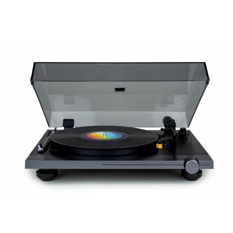 Thomson TT700 Giradischi con trasmissione a cinghia Automatico Nero Trasparente