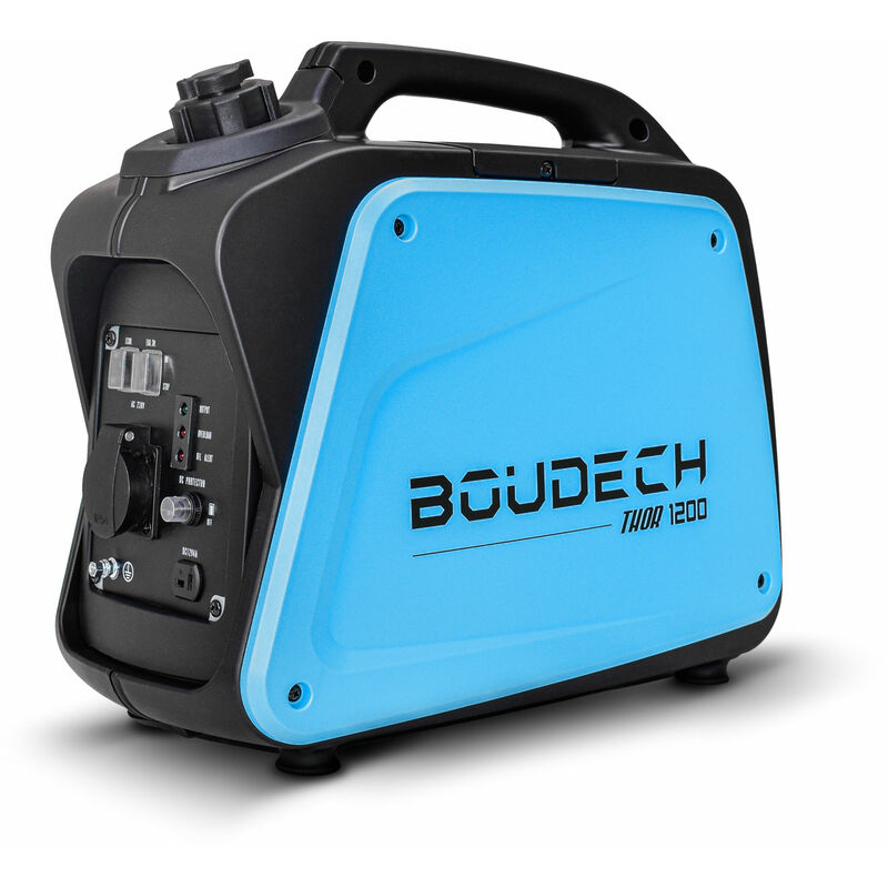 Image of Boudech - Thor 1200 - Generatore di Corrente Digitale ad Inverter Silenziato con Motore ohv 4 Tempi Gruppo Elettrogeno a Risparmio energetico