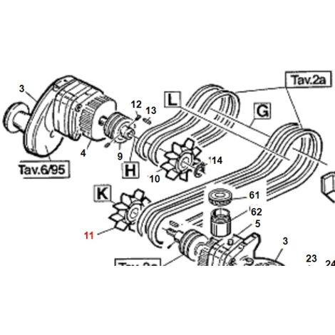 Thorgren Lüfter für Motor ORIGINAL GIANNI FERRARI 01.30.00.0133
