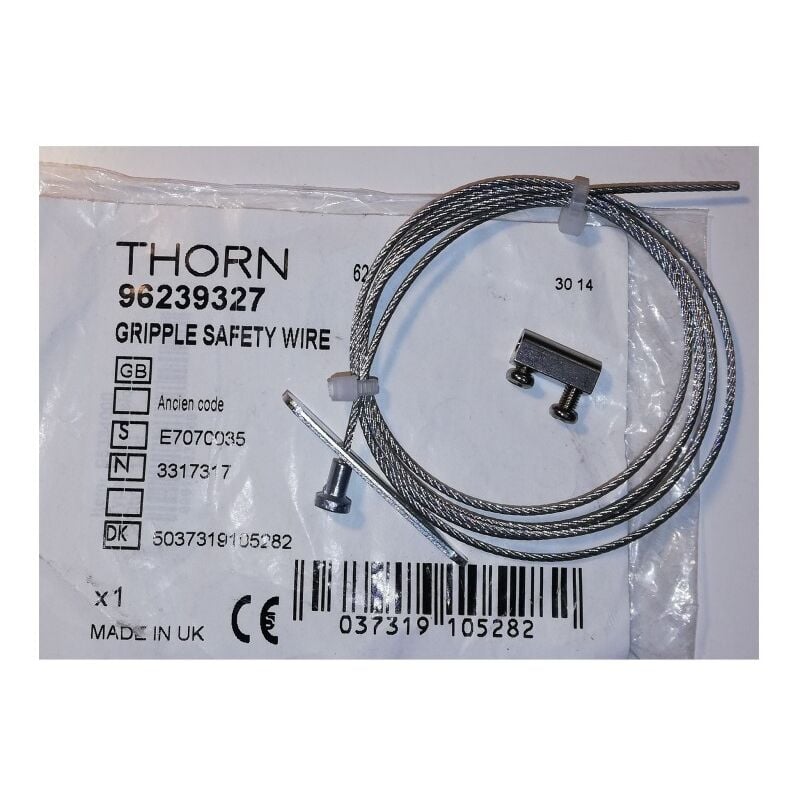 96239327 Suspension kit - Ø1 mm steel cable and adjustable fixing mechanism - Thorn