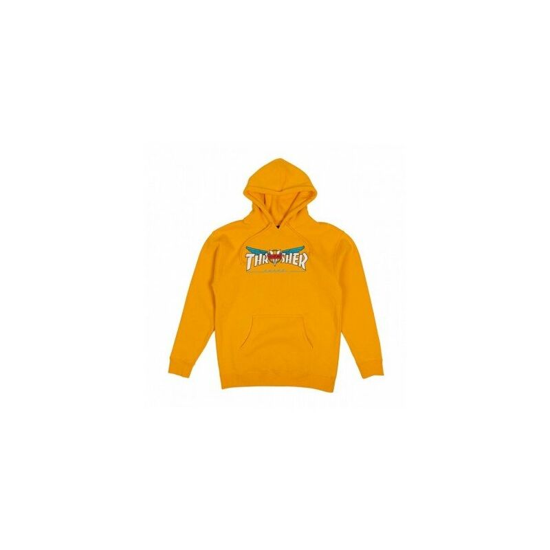 

Venture Collab Hood Sudadera, Hombre, Gold. Talla S - Thrasher