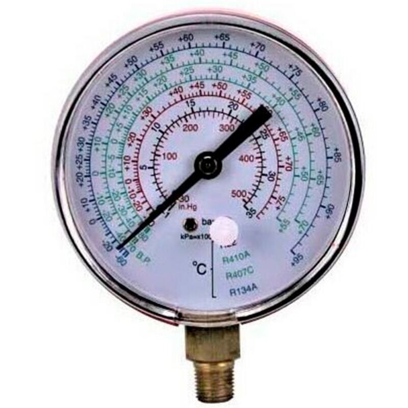 Basse pression de Momètre 68 mm 1/8 R410A, R407C, R404A, R134A sans pont