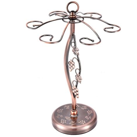 Thread Hung Upside Wine Glass Stand Down Creative Wrought Iron Cup Holder for Bar KTV High Cup Rack Hanging Cup Shelf B