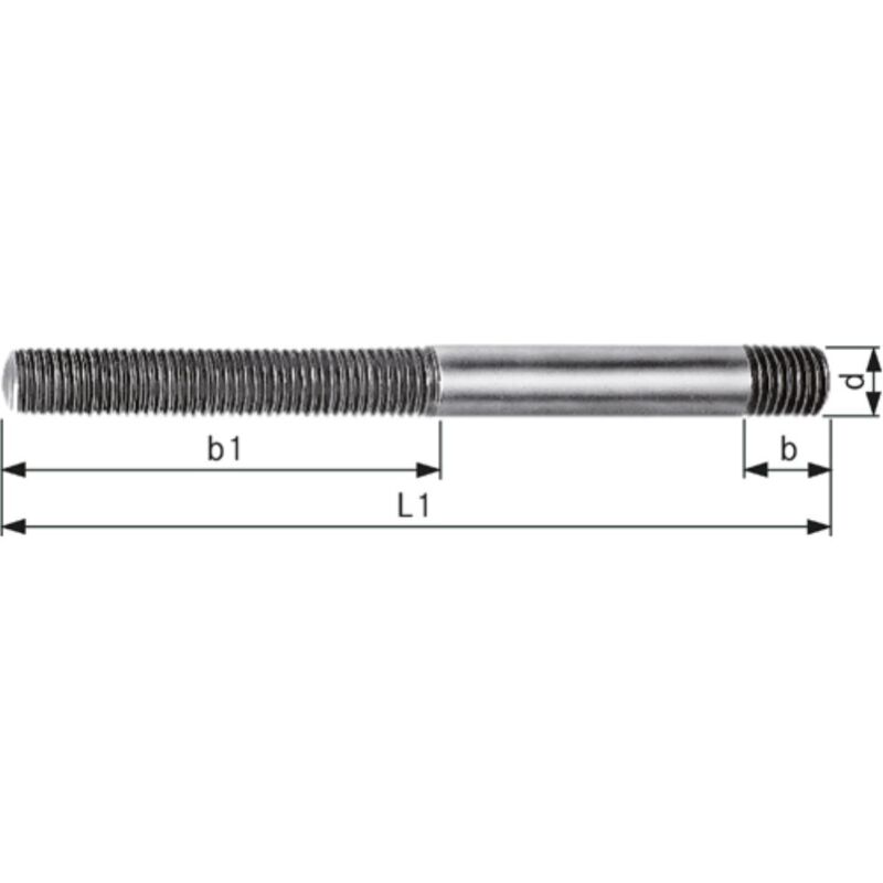 Image of AMF - Viti a matita per bullone Din 6379 m 24x400 mm