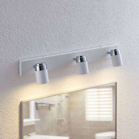 Three Bulb Bathroom Ceiling Light Kardo White