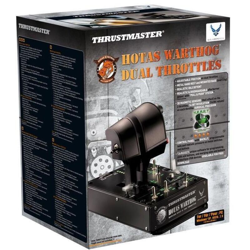 Thrustmaster - Joystick hotas Warthog Dual Throttles per pc