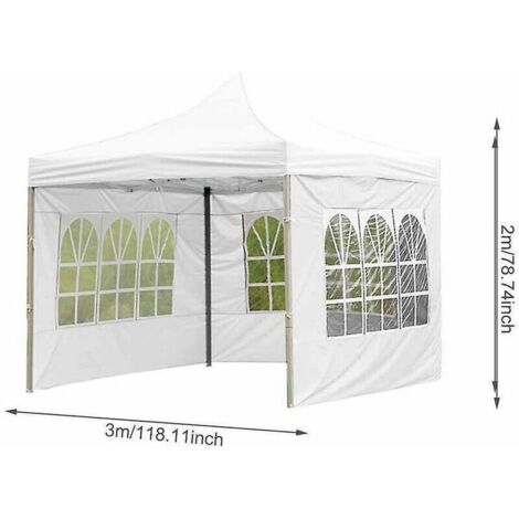 Thsinde Garden Oxford Gazebo chapiteau tente de fête Panneau Latéral de Remplacement pour Tonnelle de Jardin Extérieur Fête