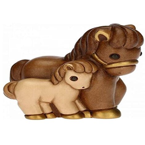 THUN ® - Cavallo con Puledro Presepe Classico