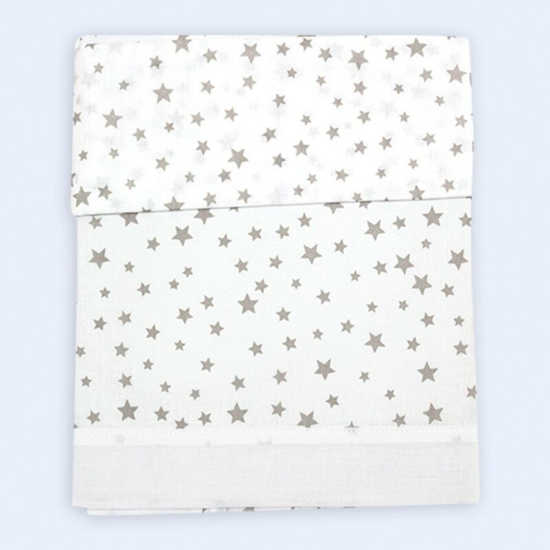 

Juego de sábanas Algodón 3p - Estrellas Mini Cuna - 080x050 cm Algodón - Gris - Mini Cuna - 080x050 cm - Ti-tin