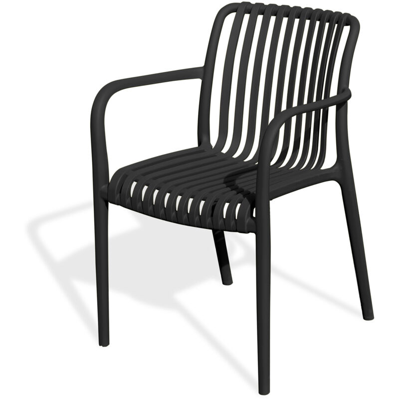 Citygarden - tiago - Fauteuil de jardin empilable en Polypropylène - city garden