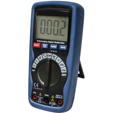 Tibelec – Multimètre digital 9 fonctions 1000V – Calibrage automatique – Fonction sans contact – CAT III – Pour travaux électriques professionnels