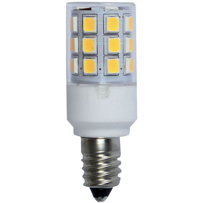 Ampoule led E10 compatible bloc de sécurité 2.5W, 12V, 300 lumens, 3000K blanc-chaud Tibelec Ampoule led E10 compatible bloc de sécurité 2.5W, 12V, 300 lumens, 3000K blanc-chaud Tibelec