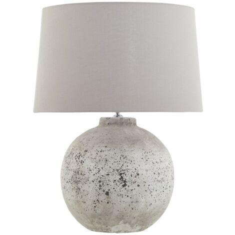 Tiber Large Stone Ceramic Lamp - Ceramic - L54 x W54 x H72 cm