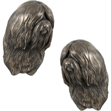 Tibetan Terrier - una statuetta di cane, un busto appeso, una decorazione unica per un amante dei cani di Art-Dog