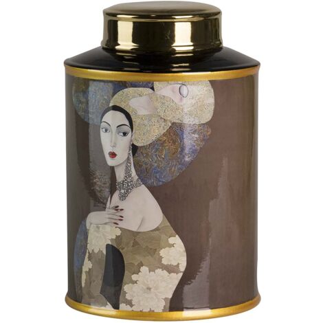 Tibor Ceramica Mujer 16X16X27 Cm