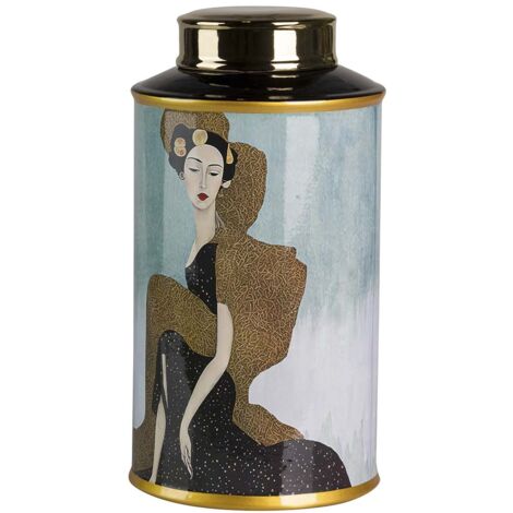 Tibor Ceramica Mujer 17X17X32 Cm