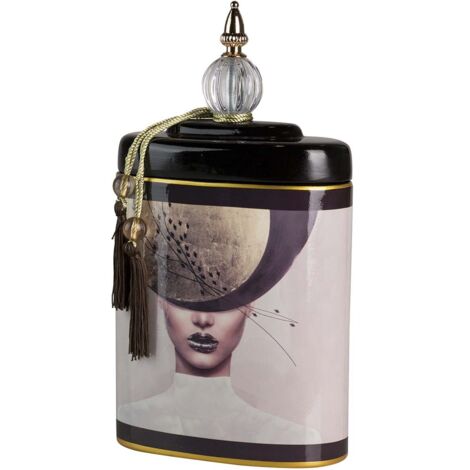 Tibor Ceramica Mujer Sombrero 21X11X38 Cm