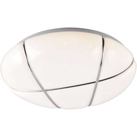 TIBOR PLAFONIERA LED 10W 1200lm, 4000K EFFETTO CIELO STELLATO CON DIMMERAZIONE AD INTERRUTTORE D. 30CM