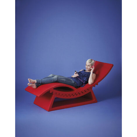 Tic Tac  Fucsia dolce originale Slide lettino prendisole sdraio mare piscina esterno giardino made in Italy di design chaise longue
