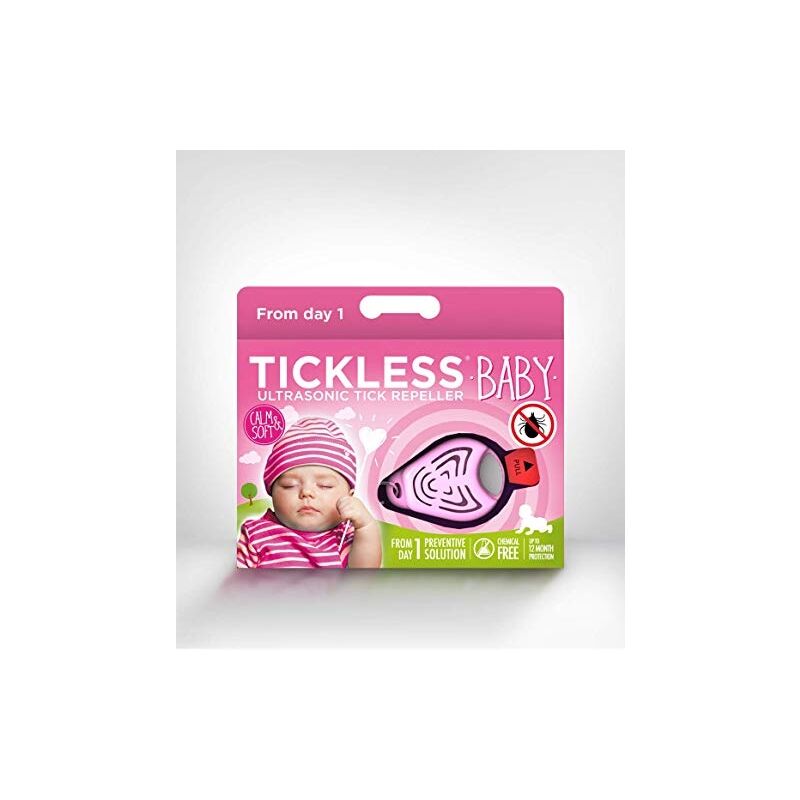 Baby répulsif anti-tiques à ultrasons pour bébés et enfants - rose PRO-104BE - Tickless