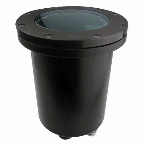 TIDIAN Empotrable De Suelo IP67 Ø172mm Para bombilla tipo E27 (No incluida). Foco Suelo Exterior Iluminación Terrazas o Caminos