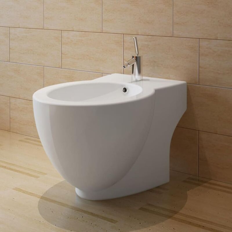 Largeight - Tidyard Bidet Rond Céramique Haute qualité Blanc