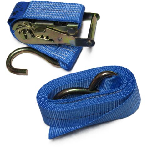Tie Down Ratchet Straps 1.5T 3M x 50MM X1 (Cargo Lashing Car Load S Hook)