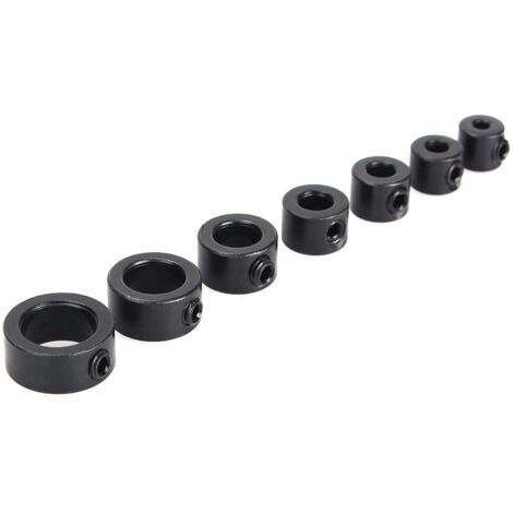 Tiefenanschläge 3–12 mm für Bohrer mit Innensechskantschlüssel, 8-teiliges Set