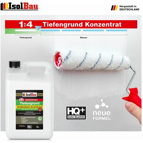 Tiefengrund 5 L Konzentrat 1:4 Verdünnbar Tiefgrund LF Haftgrund Wand Boden