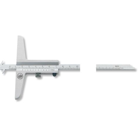Tiefenmessschieber active 100 mm 200 mm Messflächen versetzt