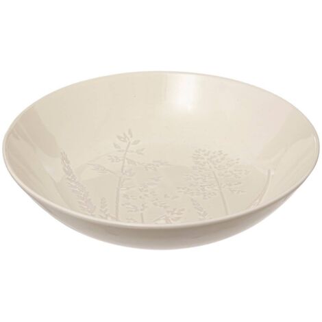 Tiefer Suppenteller ELSA, Steingut, Muster mit Feldblumen, Ø 21 cm