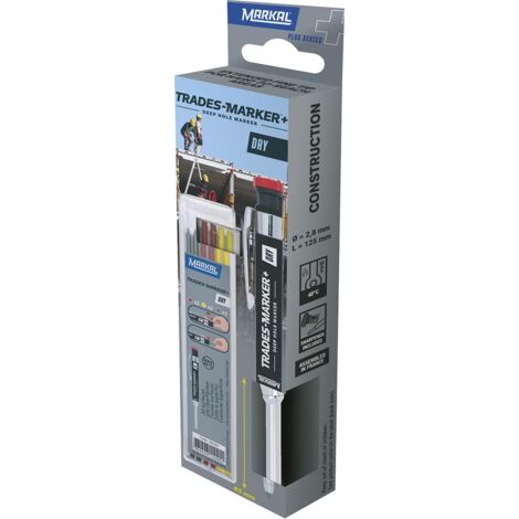 Tieflochmarker Trade Marker Dry Starter + Nachfüllset MARKAL