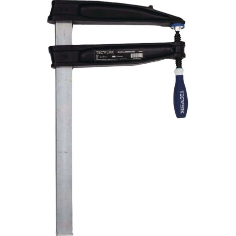 Tiefspannschraubzwinge Spann-W.600mm A.250mm 3K-Griff 45x12mm TECWERK