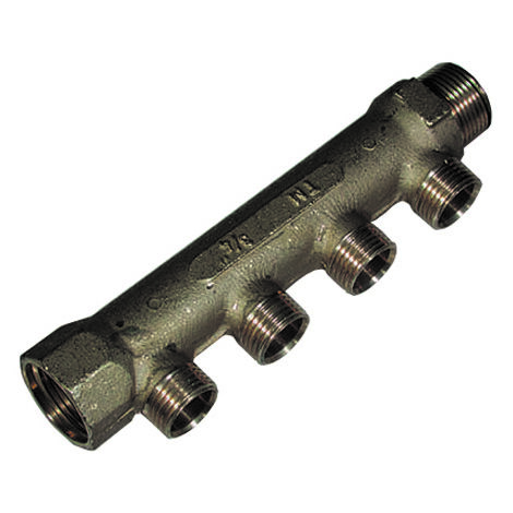 Tiemme - Collettore Riscaldamento 3/4" 4 Vie Da 1/2" A Flauto